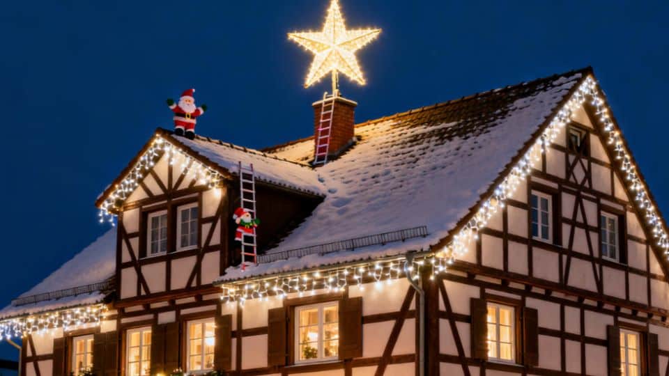 20 einzigartige Ideen für Weihnachtsdeko auf dem Balkon
