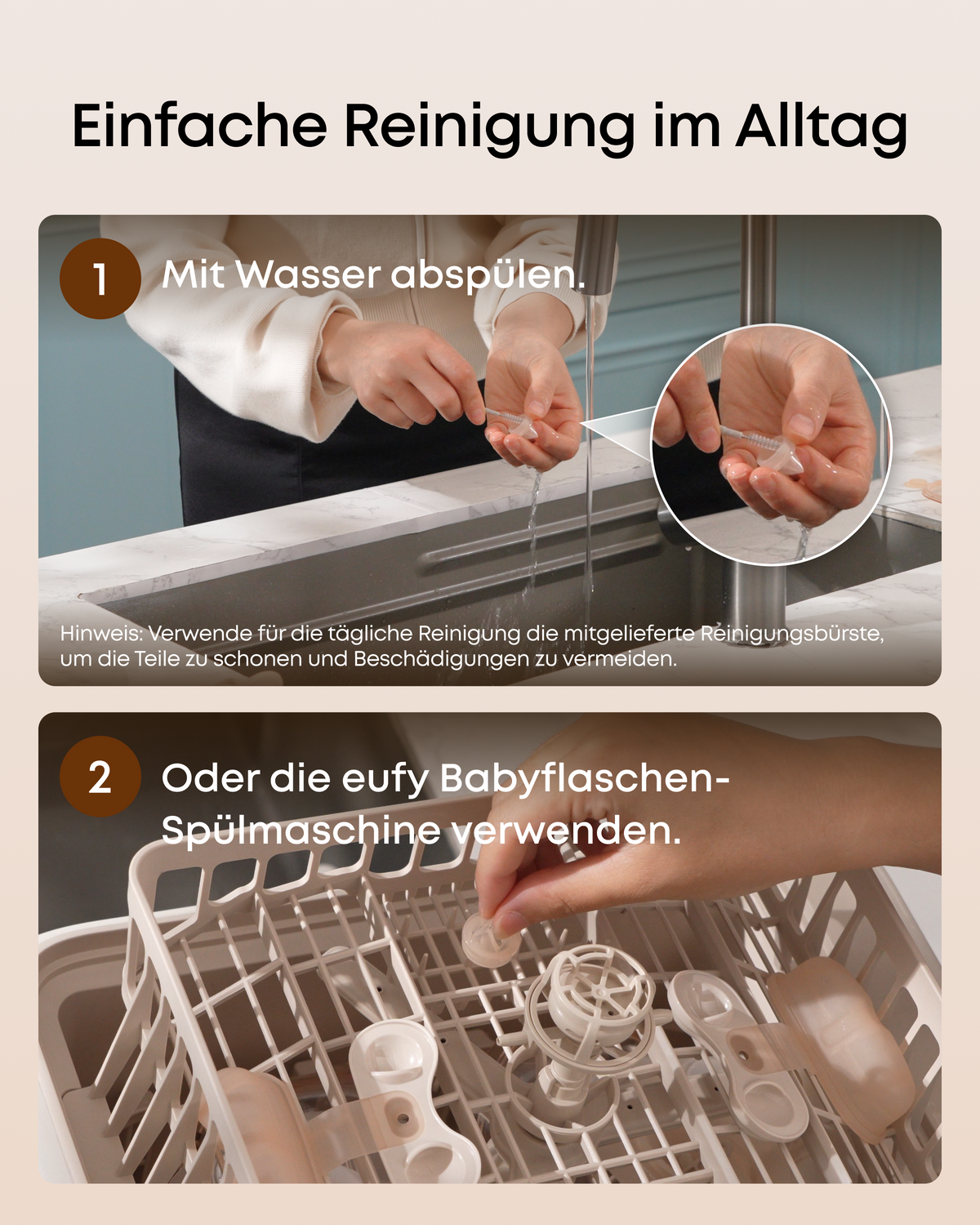 eufy Entenschnabelventile (4er-Pack) für eufy Milchpumpe S2 / S2 Pro, auslaufsicher und vor Staub geschützt, Ersatzteile, offizielles eufy Zubehör