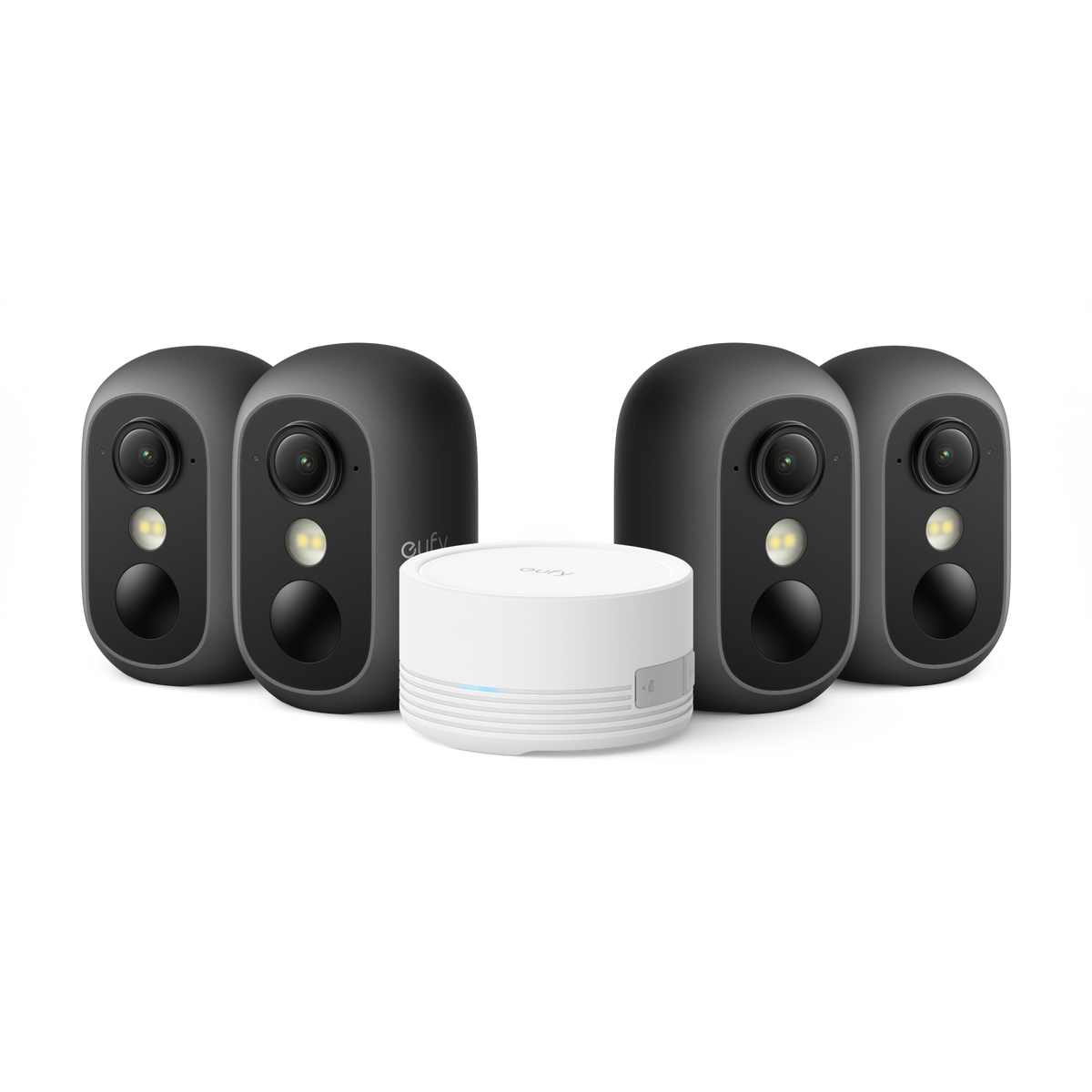 eufy Security eufyCam C35 Black 4-Kamera-Set