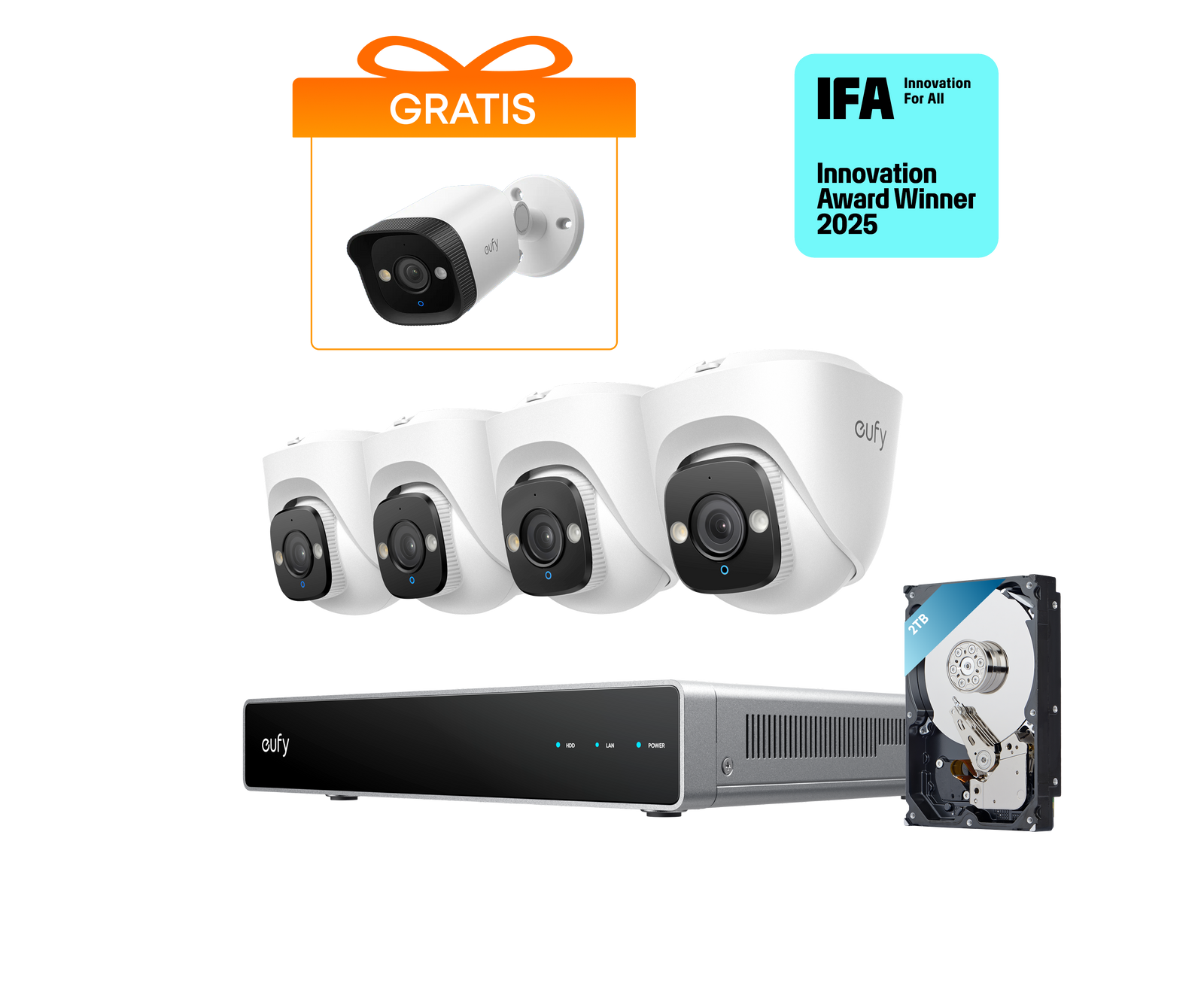 eufy PoE NVR Security System E41