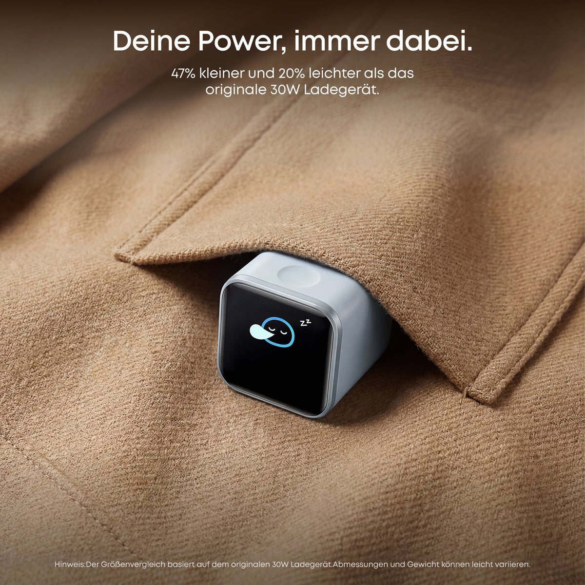 Anker Nano Ladegerät (45W, Smart Display)