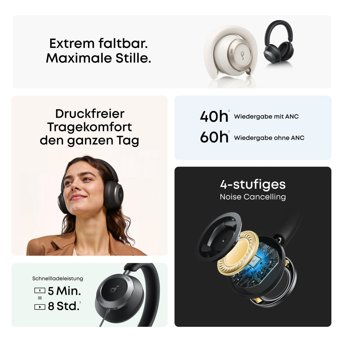 Space One Pro | Faltbare Over-Ear Kopfhörer