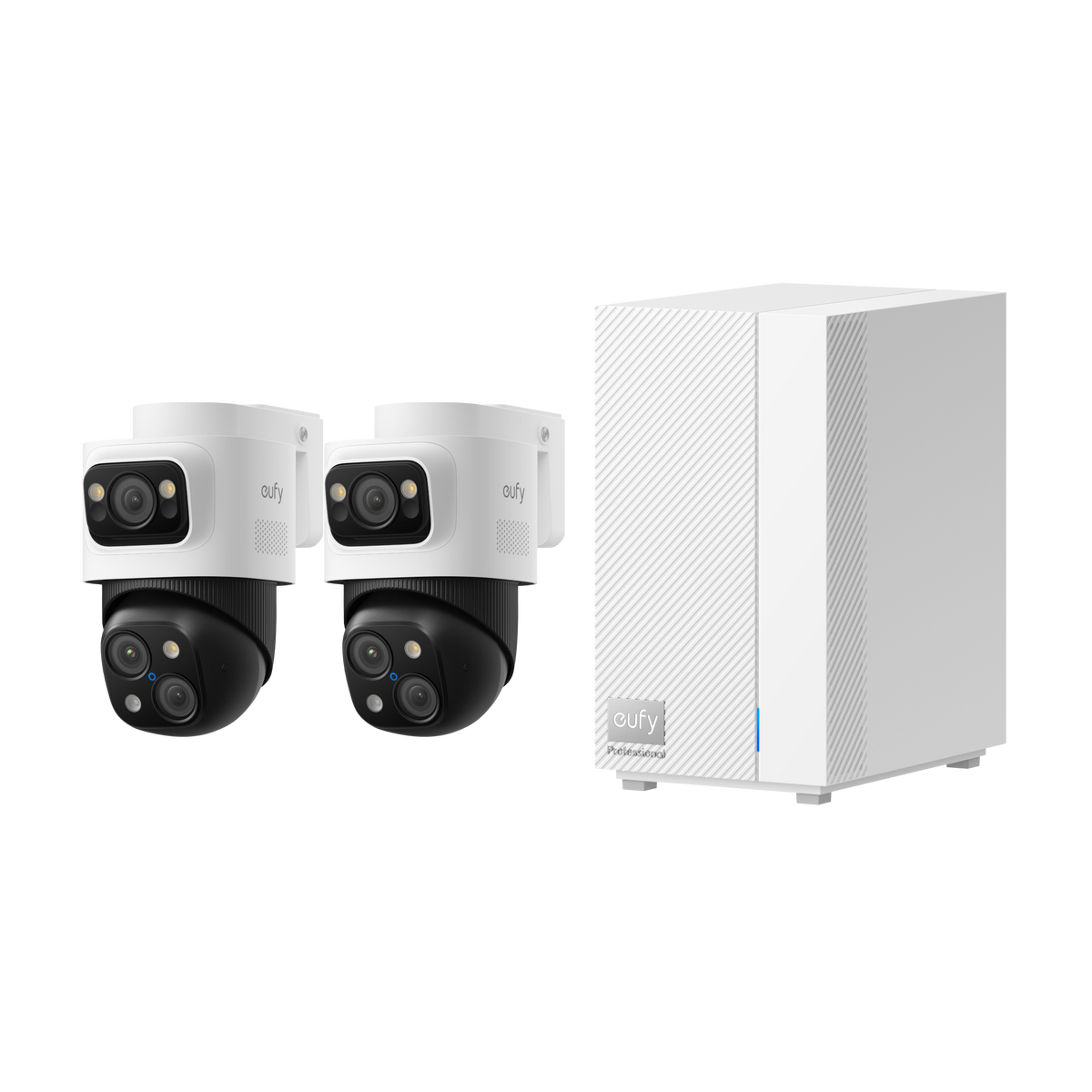 eufy HomeBase™ Professional S1 und PoE Bullet-PTZ-Kamera S4 2er-Pack