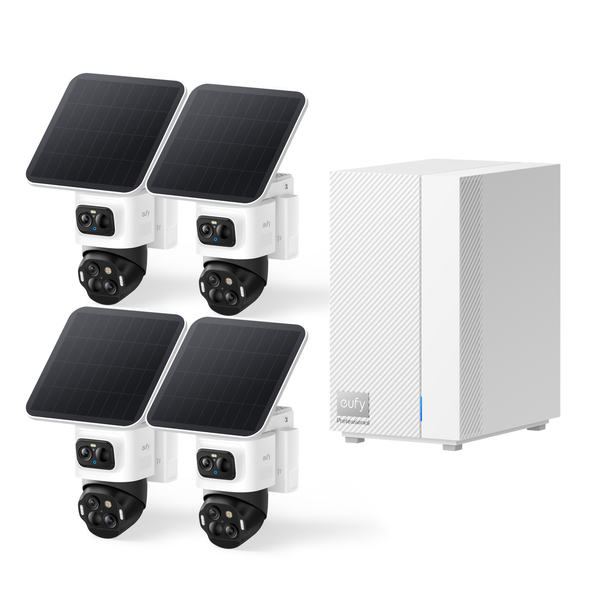 eufy HomeBase™ Professional S1 und eufyCam S4 4er-Pack