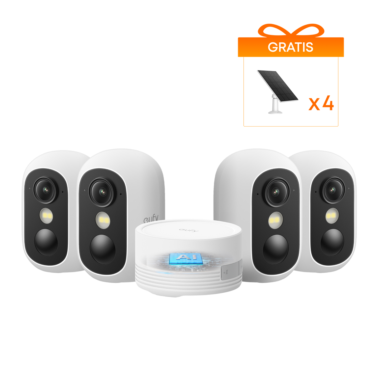 eufy Security eufyCam C35 4-Kamera-Set