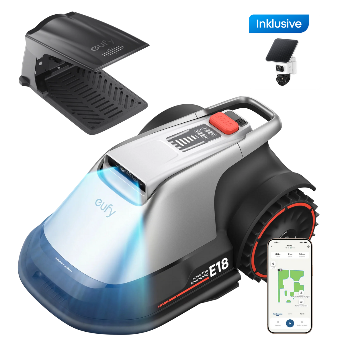 eufy Mähroboter E18 und eufyCam S4