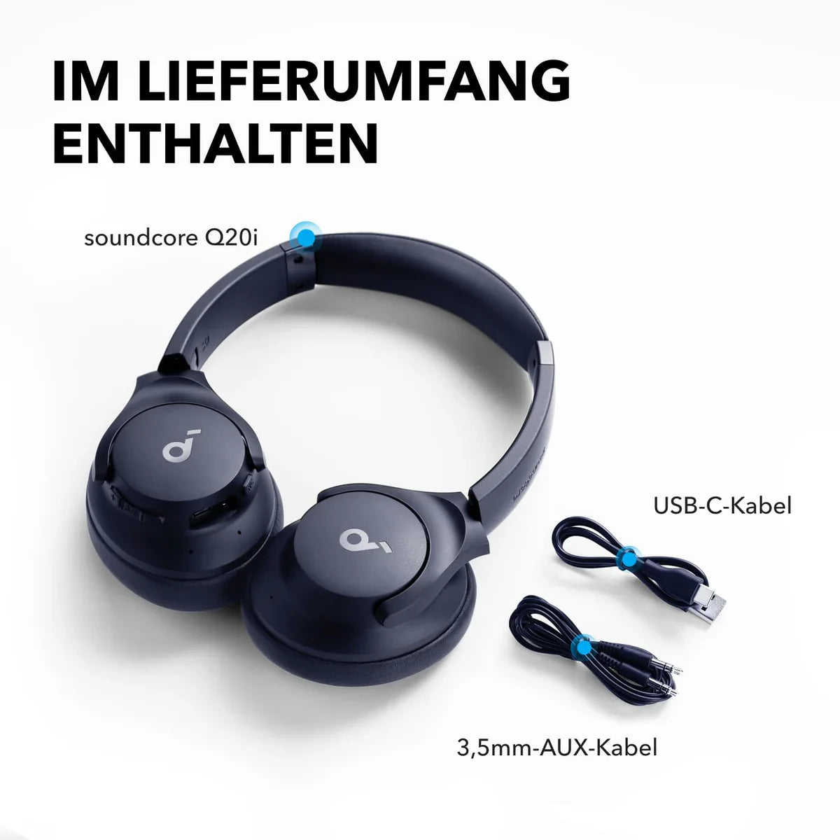 Q20i | Kopfhörer mit Hybrid Active Noise Cancelling