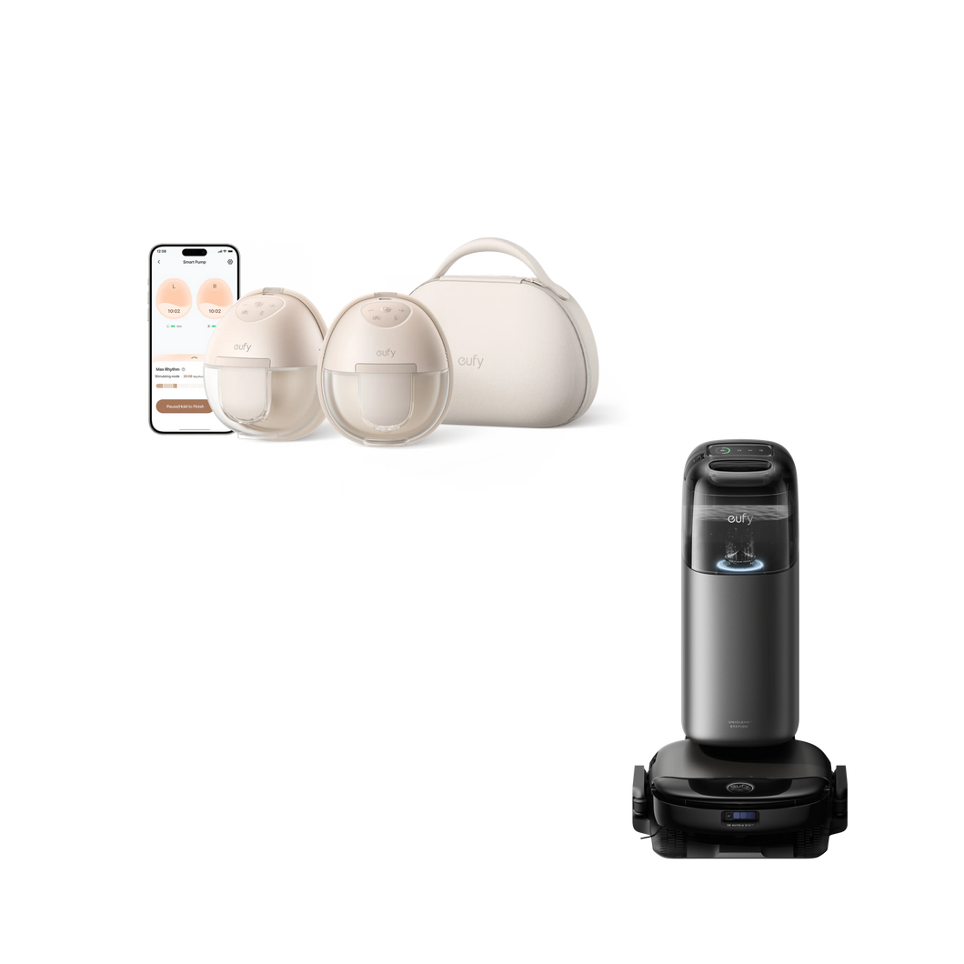 eufy Saugroboter Omni S1 Pro +eufy Tragbare Milchpumpe Pump S1 Pro